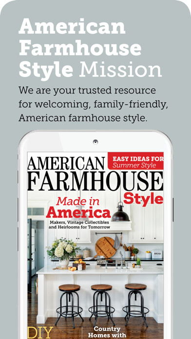 Emulate iPhone app American Farmhouse Style using MyAndroid
