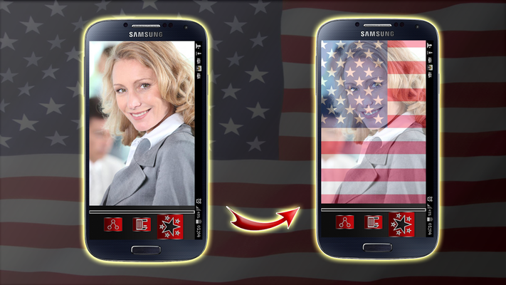 Emulate Android APK American Flag Filter Emulate Android APK American Flag Filter