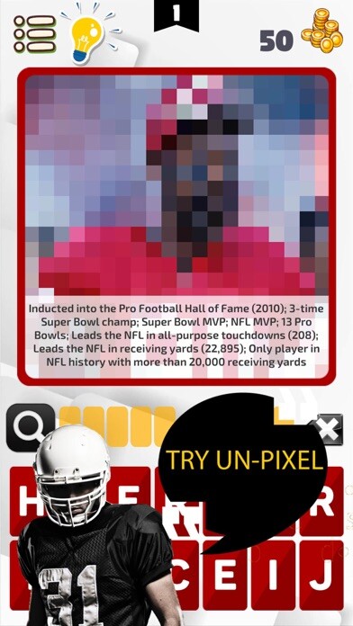 Emulate iPhone app American Football Player Quiz using MyAndroid Emulate iPhone app American Football Player Quiz using MyAndroid