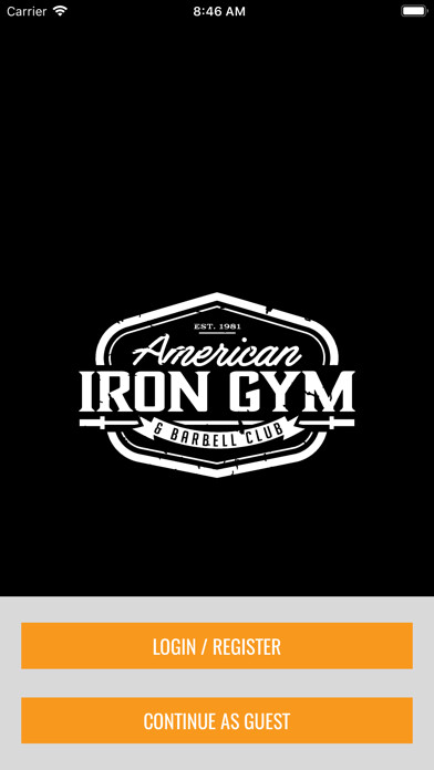 Emulate iPhone app American Iron Gym using MyAndroid