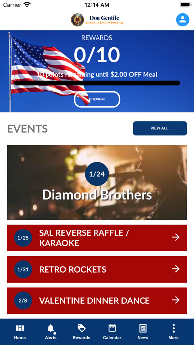 Emulate iPhone app American Legion Post #532 using MyAndroid Emulate iPhone app American Legion Post #532 using MyAndroid