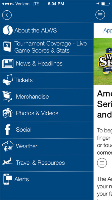 Emulate iPhone app American Legion World Series using MyAndroid Emulate iPhone app American Legion World Series using MyAndroid