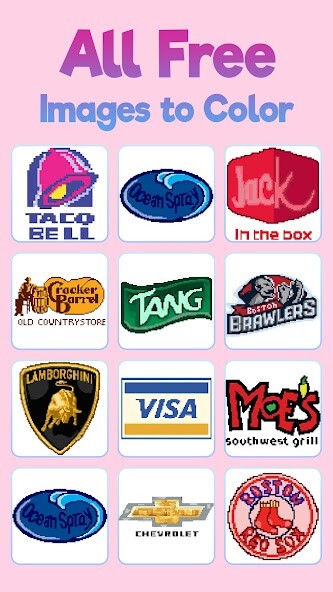 Run android online APK American Logo Pixel Art Colors from MyAndroid or emulate American Logo Pixel Art Colors using MyAndroid