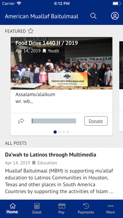 Emulate iPhone app American Muallaf Baitulmaal using MyAndroid Emulate iPhone app American Muallaf Baitulmaal using MyAndroid
