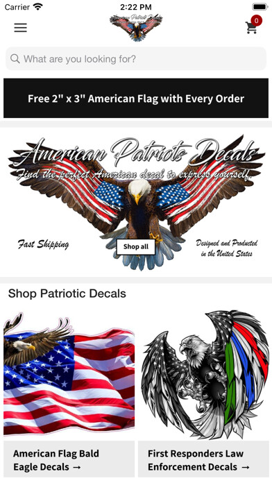 Emulate iPhone app American Patriots Decals using MyAndroid Emulate iPhone app American Patriots Decals using MyAndroid
