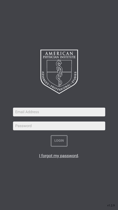 Emulate iPhone app American Physician Institute using MyAndroid