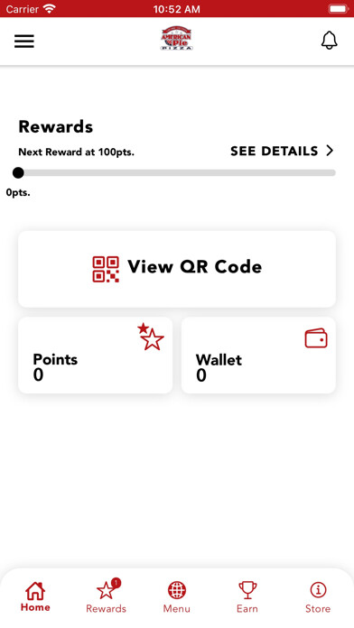 Emulate iPhone app American Pie Pizza Rewards using MyAndroid Emulate iPhone app American Pie Pizza Rewards using MyAndroid