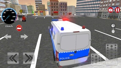 Emulate iPhone app American Police Van Driving using MyAndroid
