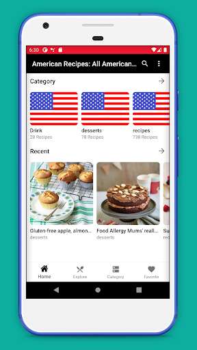 Run android online APK American Recipes: All Food USA from MyAndroid or emulate American Recipes: All Food USA using MyAndroid