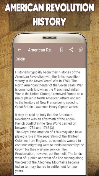 Emulate iPhone app American Revolution History using MyAndroid Emulate iPhone app American Revolution History using MyAndroid