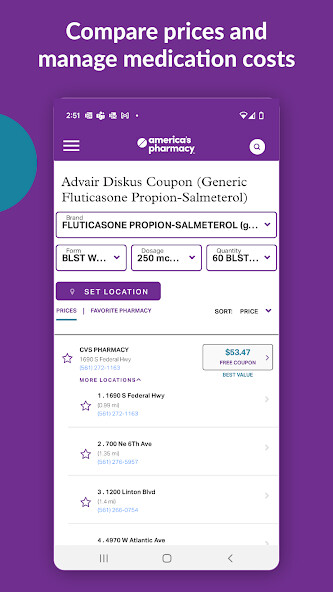 Run android online APK Americas Pharmacy Rx Savings from MyAndroid or emulate Americas Pharmacy Rx Savings using MyAndroid
