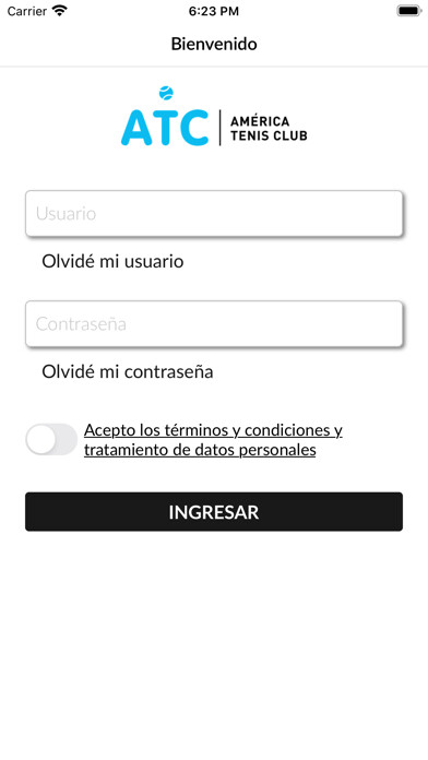 Emulate iPhone app America Tenis Club using MyAndroid Emulate iPhone app America Tenis Club using MyAndroid