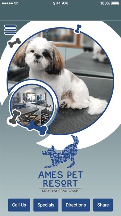 Emulate iPhone app Ames Pet Resort using MyAndroid
