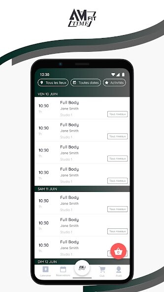 Run android online APK AMFIT TIME from MyAndroid or emulate AMFIT TIME using MyAndroid