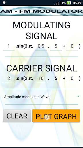 Run android online APK AM-FM Modulator from MyAndroid or emulate AM-FM Modulator using MyAndroid