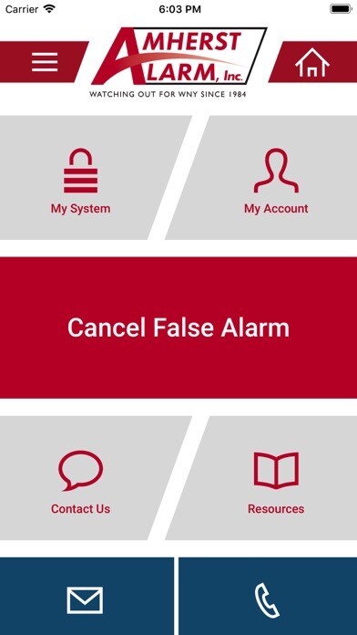 Run android online APK Amherst Alarm from MyAndroid or emulate Amherst Alarm using MyAndroid
