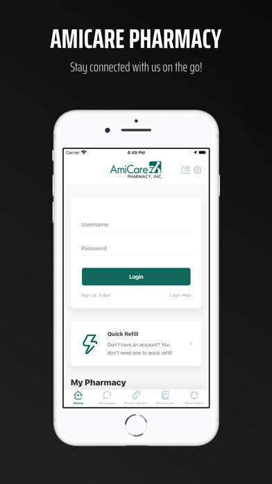 Emulate iPhone app AmiCare Pharmacy using MyAndroid Emulate iPhone app AmiCare Pharmacy using MyAndroid