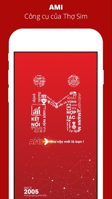 Emulate iPhone app AMI - Công cụ của THỢ SIM using MyAndroid