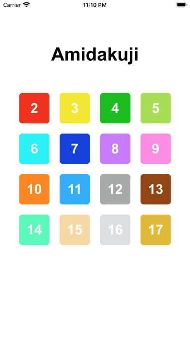 Emulate iPhone app Amidakuji using MyAndroid Emulate iPhone app Amidakuji using MyAndroid