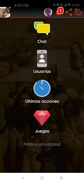 Run android online APK Amigos y novios 3 from MyAndroid or emulate Amigos y novios 3 using MyAndroid