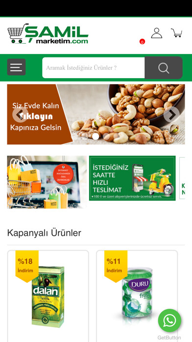 Emulate iPhone app Şamil Marketim using MyAndroid
