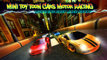 Emulate iPhone app A Mini Toy Toon 3D Car Motor Racing Lightning Fast Auto Race Game using MyAndroid