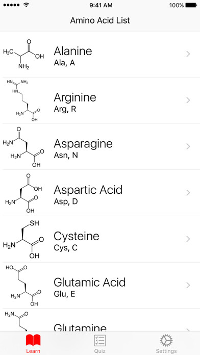 Emulate iPhone app Amino Acid Guide using MyAndroid Emulate iPhone app Amino Acid Guide using MyAndroid