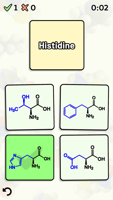 Emulate iPhone app Amino Acid Quiz using MyAndroid Emulate iPhone app Amino Acid Quiz using MyAndroid