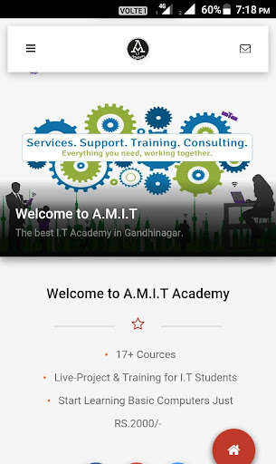 Run android online APK AMIT Academy from MyAndroid or emulate AMIT Academy using MyAndroid