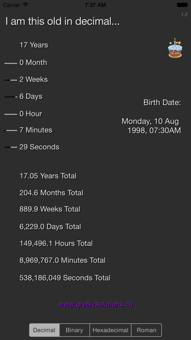 Emulate iPhone app Am I That Old? using MyAndroid Emulate iPhone app Am I That Old? using MyAndroid
