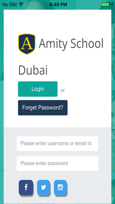 Emulate iPhone app Amity School Dubai using MyAndroid Emulate iPhone app Amity School Dubai using MyAndroid