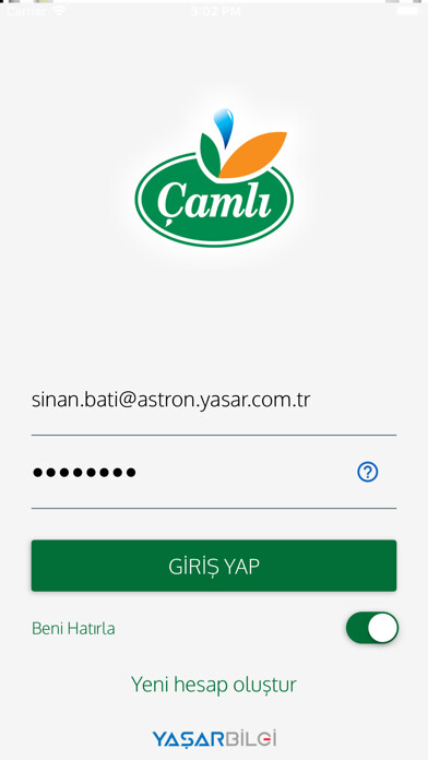 Emulate iPhone app Çamlı Yem B2B using MyAndroid Emulate iPhone app Çamlı Yem B2B using MyAndroid