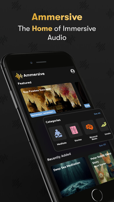 Emulate iPhone app Ammersive - 3D Audio Escapes using MyAndroid Emulate iPhone app Ammersive - 3D Audio Escapes using MyAndroid