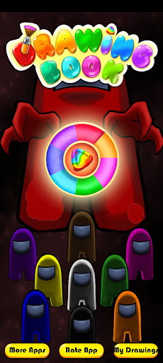 Run android online APK Among us Coloring Book from MyAndroid or emulate Among us Coloring Book using MyAndroid