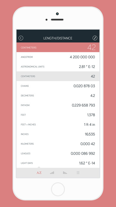 Emulate iPhone app Amount - Unit Converter using MyAndroid Emulate iPhone app Amount - Unit Converter using MyAndroid
