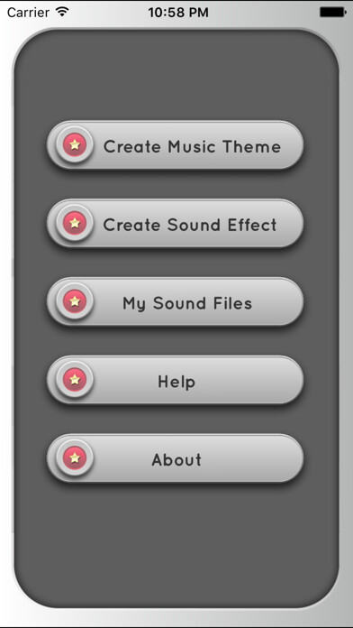 Emulate iPhone app a MP3 Cutter For iMovie Free using MyAndroid