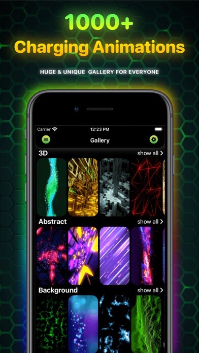 Emulate iPhone app Ampere: Charging Animation App using MyAndroid Emulate iPhone app Ampere: Charging Animation App using MyAndroid