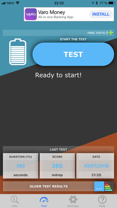 Emulate iPhone app Amperes Lite battery charging using MyAndroid Emulate iPhone app Amperes Lite battery charging using MyAndroid