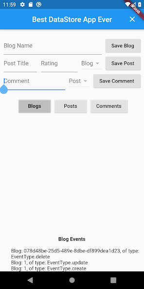 Run android online APK Amplify-Flutter-DataStore-Example-1 from MyAndroid or emulate Amplify-Flutter-DataStore-Example-1 using MyAndroid