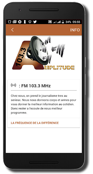 Run android online APK Amplitude fm Yaounde, Cameroun from MyAndroid or emulate Amplitude fm Yaounde, Cameroun using MyAndroid