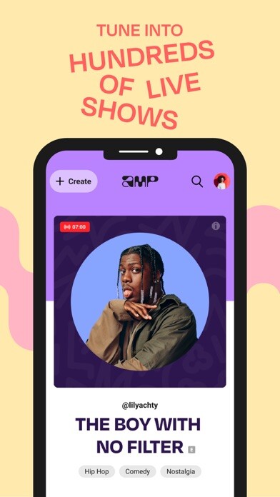 Emulate iPhone app Amp Live Radio: Music & Talk using MyAndroid Emulate iPhone app Amp Live Radio: Music & Talk using MyAndroid