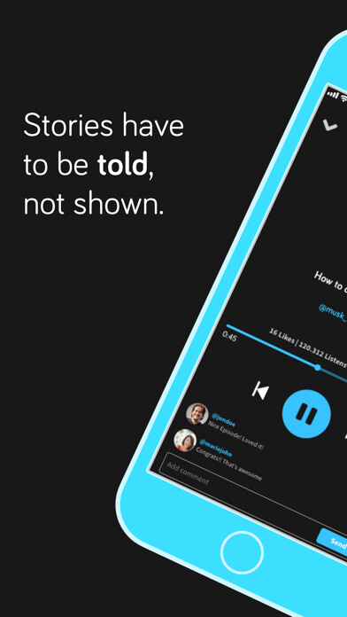 Emulate iPhone app Amplivoice: Voice Social Media using MyAndroid