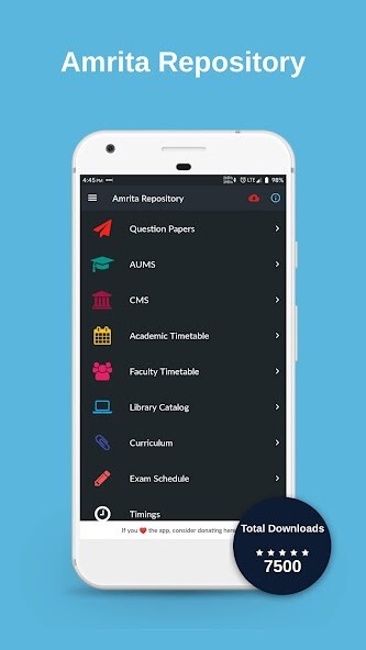 Run android online APK Amrita Repository from MyAndroid or emulate Amrita Repository using MyAndroid