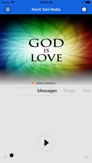 Emulate iPhone app Amrit Vani Radio using MyAndroid Emulate iPhone app Amrit Vani Radio using MyAndroid