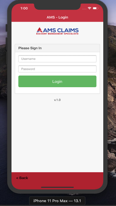 Emulate iPhone app AMS CLAIMS using MyAndroid