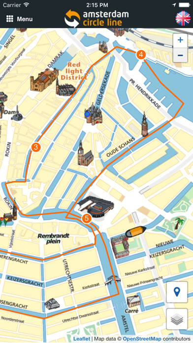 Emulate iPhone app Amsterdam Circle Line using MyAndroid Emulate iPhone app Amsterdam Circle Line using MyAndroid