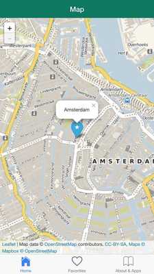 Emulate Android APK Amsterdam offline map