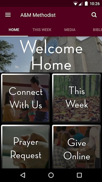 Run android online APK A&M United Methodist Church from MyAndroid or emulate A&M United Methodist Church using MyAndroid Run android online APK A&M United Methodist Church from MyAndroid or emulate A&M United Methodist Church using MyAndroid