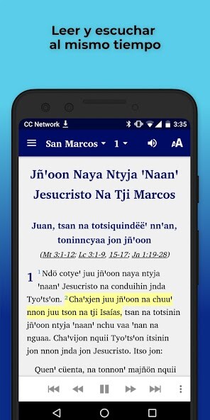 Run android online APK Amuzgo Oaxaca Bible from MyAndroid or emulate Amuzgo Oaxaca Bible using MyAndroid