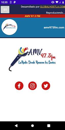 Run android online APK AMV 97.3 FM from MyAndroid or emulate AMV 97.3 FM using MyAndroid
